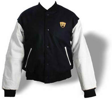 chamarra paño y piel